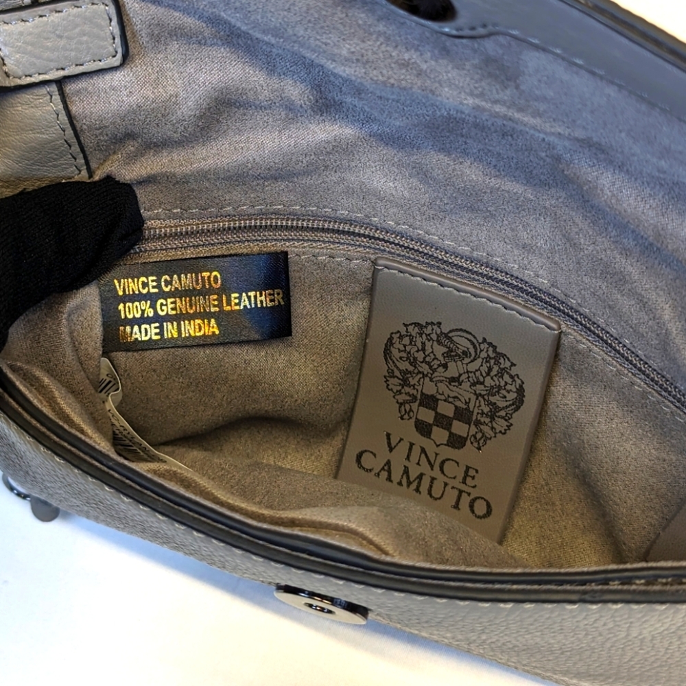 Vince Camuto Rylan Crossbody Bag - Universal Grey - Picture 12 of 13